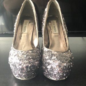 Steve Madden sequin heels